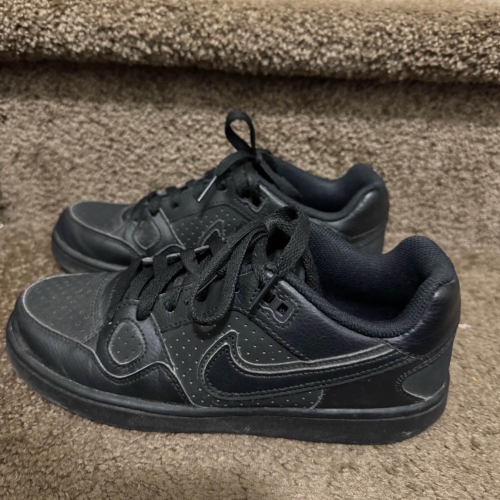 Nike Black Airforces- women’s size 6.5